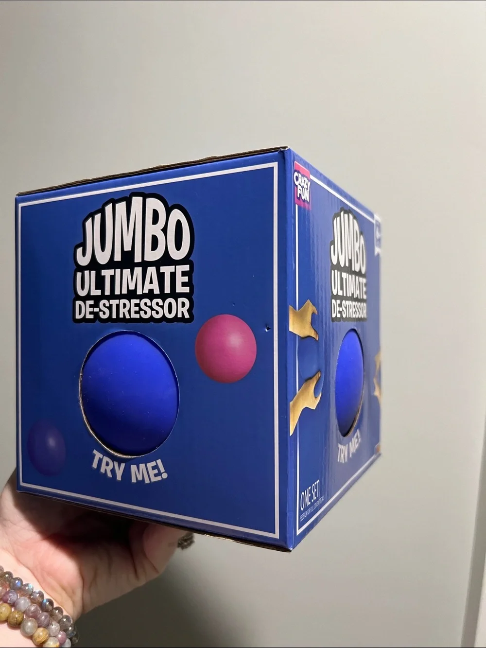 Jumbo Ultimate De-Stressor - Blue